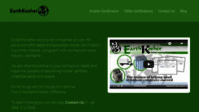 What Earthkosher.com website looked like in 2020 (4 years ago)