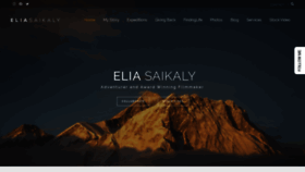 What Eliasaikaly.com website looked like in 2020 (4 years ago)