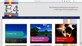 What E4environment.co.uk website looked like in 2020 (4 years ago)
