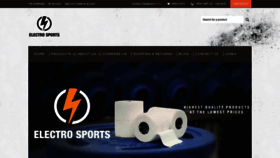 What Electrosports.com.au website looked like in 2020 (4 years ago)