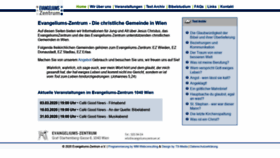 What Evangeliumszentrum.at website looked like in 2020 (4 years ago)