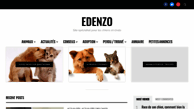 What Edenzo.com website looked like in 2020 (4 years ago)