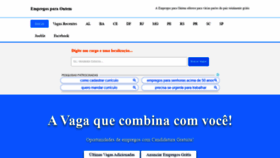 What Empregosparaontem.com.br website looked like in 2020 (4 years ago)