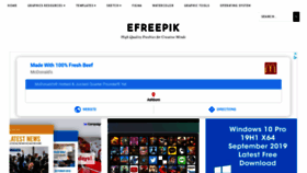 What Efreepik.com website looked like in 2020 (4 years ago)