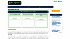 What Erpprep.com website looked like in 2020 (4 years ago)