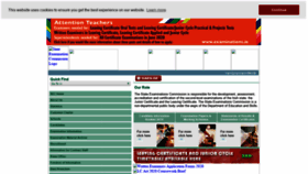 What Examinations.ie website looked like in 2020 (4 years ago)