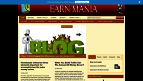 What Earnmania.com website looked like in 2020 (4 years ago)