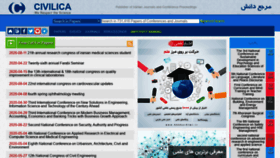 What En.civilica.com website looked like in 2020 (4 years ago)