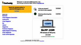 What Epicenter100magazine.com website looked like in 2020 (4 years ago)