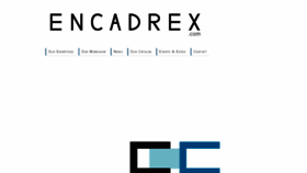 What Encadrex.com website looked like in 2020 (4 years ago)