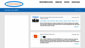 What Emprego.infromoz.com website looked like in 2020 (4 years ago)