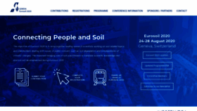What Eurosoil2020.com website looked like in 2020 (4 years ago)