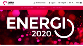 What Energiforetagen.se website looked like in 2020 (4 years ago)