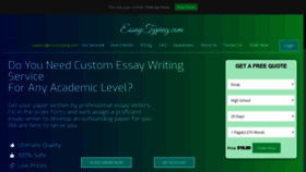 What Essaytyping.com website looked like in 2020 (4 years ago)