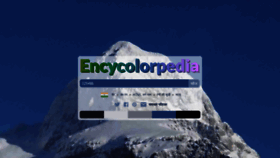 What Encycolorpedia.in website looked like in 2020 (4 years ago)