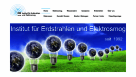 What Erdstrahlen.ch website looked like in 2020 (4 years ago)