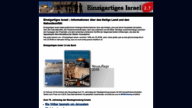 What Einzigartiges-israel.de website looked like in 2020 (4 years ago)
