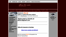 What Effluxrc.com website looked like in 2020 (4 years ago)