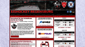 What Eishockey-regensburg.de website looked like in 2020 (4 years ago)