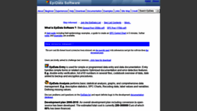 What Epidata.dk website looked like in 2020 (4 years ago)