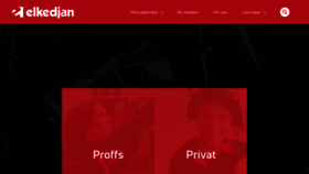 What Elkedjan.se website looked like in 2020 (4 years ago)