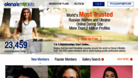 What Elenamodels.com website looked like in 2020 (4 years ago)