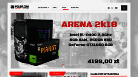 What Eliga.pl website looked like in 2020 (4 years ago)