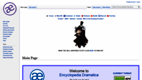 What Encyclopediadramatica.wiki website looked like in 2020 (4 years ago)