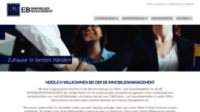 What Eb-realestate.de website looked like in 2020 (4 years ago)