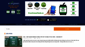 What Evergreentech.vn website looked like in 2020 (4 years ago)