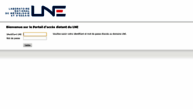 What Extranet.lne.fr website looked like in 2020 (4 years ago)