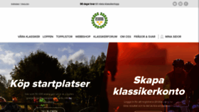 What Ensvenskklassiker.se website looked like in 2020 (4 years ago)