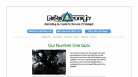 What Environmentality.org website looked like in 2020 (4 years ago)