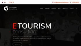 What Etourismconsulting.com website looked like in 2020 (4 years ago)