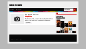 What Englishfilmwach.blogspot.com website looked like in 2020 (4 years ago)
