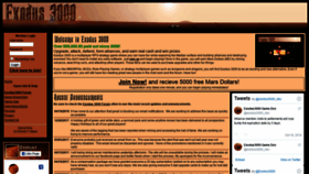 What Exodus3000.com website looked like in 2020 (4 years ago)