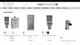 What Edenbathrooms.co.uk website looked like in 2020 (4 years ago)