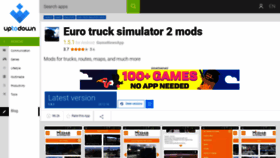 What Euro-truck-simulator-2-mods.en.uptodown.com website looked like in 2020 (4 years ago)