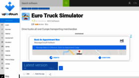 What Euro-truck-simulator.en.uptodown.com website looked like in 2020 (4 years ago)