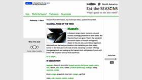 What Eattheseasons.com website looked like in 2020 (4 years ago)
