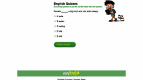 What Easyenglish.com website looked like in 2020 (4 years ago)