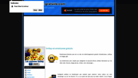 What Emoticones-gratuits.com website looked like in 2020 (4 years ago)