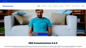 What Esgcomunicaciones.com website looked like in 2020 (4 years ago)