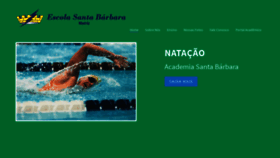 What Escolasbarbara.com.br website looked like in 2020 (4 years ago)