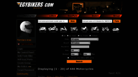 What Egybikers.com website looked like in 2020 (4 years ago)