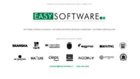 What Easy-software.cl website looked like in 2020 (4 years ago)