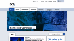 What Ece.de website looked like in 2020 (4 years ago)