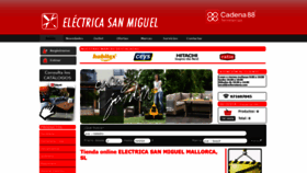 What Electricasanmiguel.com website looked like in 2020 (4 years ago)
