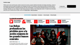What Elpais.cat website looked like in 2020 (4 years ago)