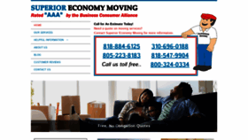 What Economymoving.net website looked like in 2020 (4 years ago)